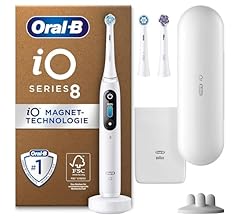 Oral-B iO Series 8 Plus Edition Elektrische Zahnbürste/Electric Toothbrush, PLUS 3 Aufsteckbürsten, 6 Putzmodi für Zahnpfle…