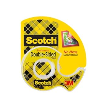 3M Scotch Ruban adhésif Permanent Double Face