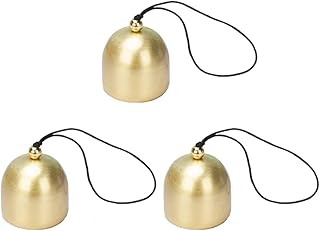 UtySty 3 Pack Mini Brass Bell 1 inch Jingle Bells for DIY Wind Chime Door Dream Catcher Camping Tent Windchimes Christmas ...