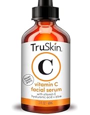 TruSkin Vitamin C Serum – Anti Aging Facial Serum with Vitamin C, Hyaluronic Acid, Vitamin E and More – Brightening Serum for Dark Spots, Even Skin Tone, Eye Area, Fine Lines &amp; Wrinkles, 2 Fl Oz