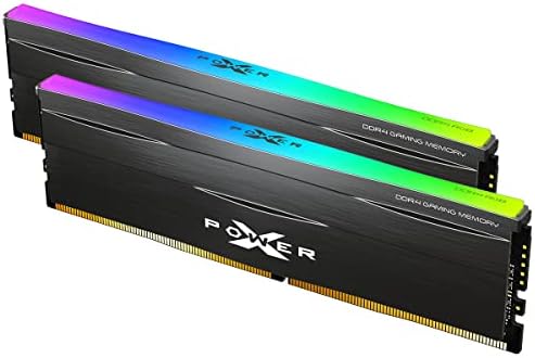 Silicon Power XPOWER Zenith RGB DDR4 32GB (16GB x 2) Dual Channel Kit 3200MHz PC4-25600 CL16 1.35V 288-Pin UDIMM Gaming Desktop Computer RAM Memory SP032GXLZU320BDD