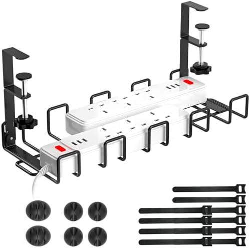 Amazon.com: Xpatee 2 Pack Cable Management Under Desk Tray, 31.4