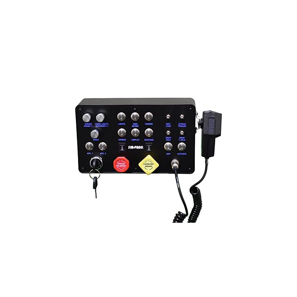 SIM-PANEL Classic ATS/ETS2 Button Box para American Angola | Ubuy