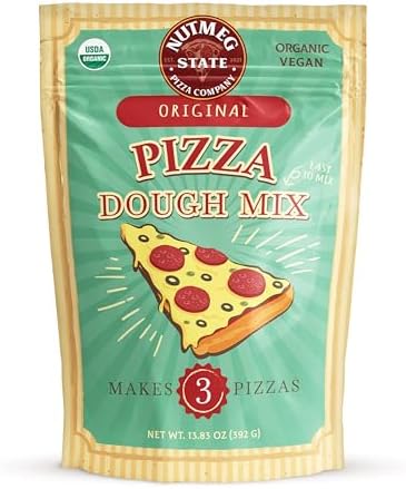 Nutmeg State Pizza Company Organic Pizza Dough Mix - Makes 3 Crusts for Homemade Pizzas