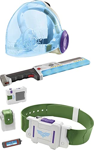 Disney Pixar Lightyear Space Ranger Alpha Gear Pack with Mission Gear Belt, Space Ranger Visor, & Laser Blade DX, Exclusive Colors, 4 Years & Up [Amazon Exclusive]