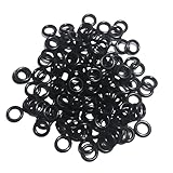 Reaction Tackle Wacky Rig O-Rings-125 Black