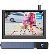 AUTO-VOX Solar Powered Wireless Reversing Camera Kit, 3 Mins DIY Installation, Clear Image Backup...