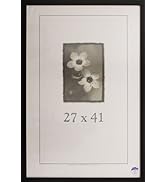 Frame USA Simply Poly Series 27x41 Polystyrene Poster Frames (Black) | Choose Color and Size