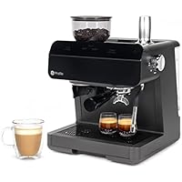  GE Profile Semi Automatic Espresso Machine + Steam Frother (Black)