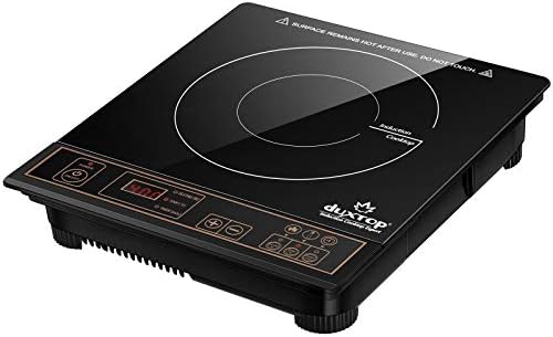 Duxtop 1800W Portable Induction Cooktop Countertop Burner, Gold 8100MC/BT-180G3