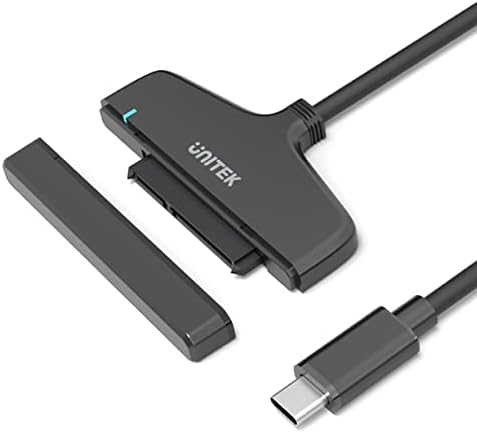 Unitek USB C Hard Drive Adapter, USB Type-C 3.1 to SATA III Hard Drive Converter Cable for 2.5 inch SATA HDD/SSD Hard Disk and Solid State Drives, Support UASP