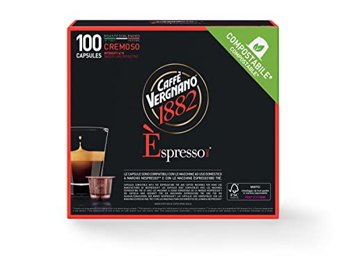 Caffè Vergnano Èspresso1882 Cremoso - Capsule Caffè, Compatibili Nespr...