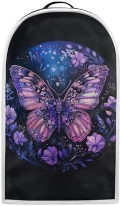 YUVAMAGIMO Purple Floral Butterfly Kitchen Blender Dust Cover Washable kitchen Appliance Covers Stand Mixer Protector Dust-Proof Cover