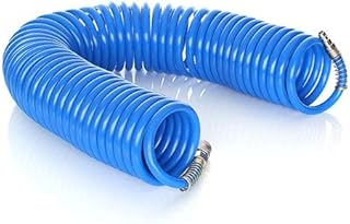 10m AIR LINE Hose Compressor Tool Coiled [Best] All Size Quality QIUCK Fitting 10m