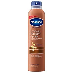 Vaseline Spray and Go Moisturizer in Cocoa Radiant, 6.5 Ounce