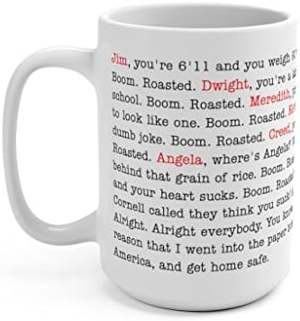 MoltDesigns The Office Boom Roasted Coffee Mug | Legendary Michael Scott's Roasting Scene - Funny For Men And Women Scott 11oz, MUG-OSY9CIYGOK-11oz