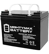 ML35-12INT - 12 Volt 35 AH, Internal Thread (INT) Terminal, Rechargeable SLA AGM Battery