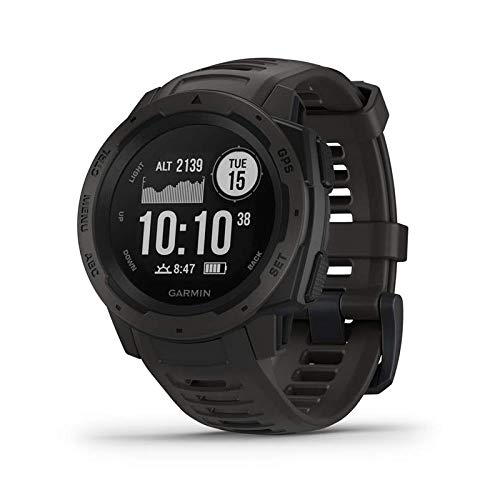 Garmin Instinct, Rugged Outdoor Watch with GPS, Features Glonass and...