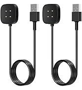 2-Pack Upgraded Replacement Charger for Google Pixel Watch 3/2 & Fitbit Ace LTE, USB-A Charging C...