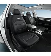 Skechers Memory Foam Car Seat Covers, Lycra Car Seat Protection & Thick Memory Foam, Black Fron...