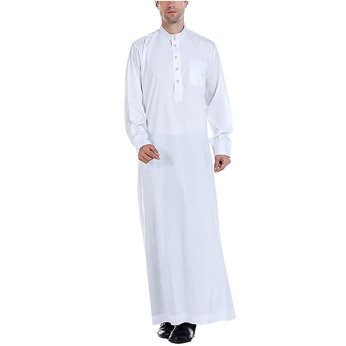 YATHREB Thobe, Dishdasha, Kandora Arabic Muslim Wear For Men's Islamic Muslim Praying Dressing Robe Plain Kaftan Evening Gown Thobe (special discount) Premium Quality