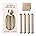 4 Rods Set - Beige