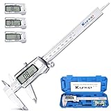 Kynup Digital Caliper, Caliper Measuring Tool, Micrometer Dial Vernier Caliper Digital, Full Turn...