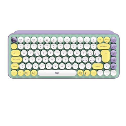 Logitech POP Keys Tastiera Meccanica Wireless con Tasti Emoji Personal...