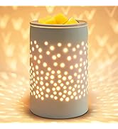 Bobolyn Ceramic Electric Wax Melt Warmer Candle Waxing Warmer Burner Melt Wax Cube Melter Fragran...