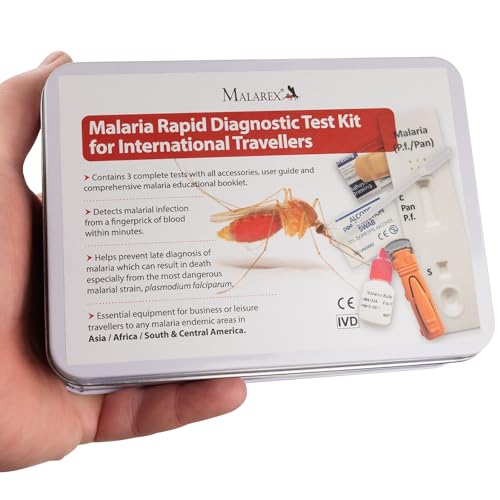 Malaria Diagnostic Test Kit for International Travellers. 3...