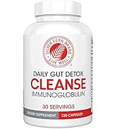 Silver Fern Cleanse - Daily Gut Detox - 1 Bottle - 120 Capsules - 30 Day Supply - Immunoglobulin ...