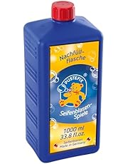 PUSTEFIX - 420869725 Seifenblasen Nachfüllflasche Maxi 1L I Seifenblasenflüssigkeit für bunte Blasen I I extra Flüssigkeit für mehr Bubble Spaß I für Kinder &amp; Erwachsene auf Geburtstag, Hochzeit