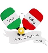 Personalized Pickleball Ornament 2024 – Fast & Free 24h Customization – Sport Christmas Ornament ...