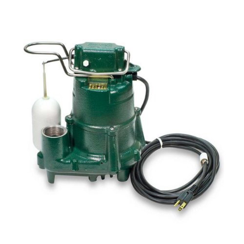 Zoeller 98-0001 115-Volt 1 2 Horse Power Model M98 Flow-Mate Automatic Cast Iron Single Phase Submersible Sump Effluent Pump …