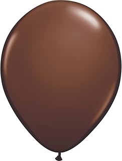 Qualatex 68778.0 100-Count Latex Balloon, 11-Inch, Chocolate Brown