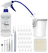 BOCOOLIFE Earwax Removal Kit,Earwax Cleaner System-Ear Cleaning Washer Removal Tool with Lighted ...