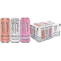 15-Pack Monster Energy Ultra Sugar Free Energy Drink Variety Pack, 16 Ounce 