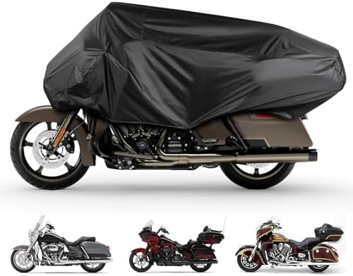 Waterproof Motorcycle Half Cover Replace for Touring/Full Dress Touring/Cruiser for Outdoor Rain Snow Protection