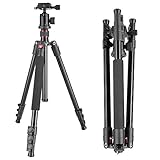 Neewer Alluminum Alloy 62'/158cm Camera Tripod with 360...