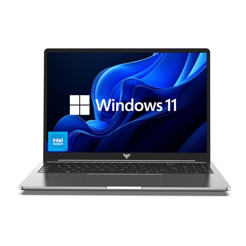 KAIGERR Gaming Laptop, 2024 Laptop Computer with Intel Quad-Core Processor(Up to 3.6GHz), 16GB DDR4 512GB SSD, Windows 11 Laptop, 15.6" IPS 1080P, Metal Shell, USB3.2, Long Battery Life