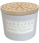 Sand + Fog Scented Candle - Limoncello – Additional Scents and Sizes – 100% Cotton Lead-Free Wick...