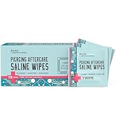 Base Labs Piercing Aftercare Wipes | Piercing Cleaning Solution - 75 Wipes | Cleanses & Sanitizes...