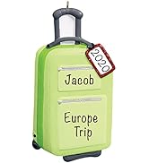 Personalized Travel Ornament 2024 – Fast & Free 24h Customization – World Traveler Christmas Orna...