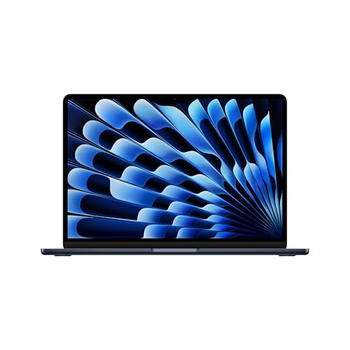 Apple 2024 MacBook Air 13-inch Laptop with M3 chip: Built for Apple Intelligence, 13.6-inch Liquid Retina Display, 16GB Unified Memory, 256GB SSD Storage, Backlit Keyboard, Touch ID; Midnight