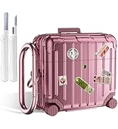 Filoto Compatible with Airpods 4 Case Cover 2024, Cute Fashion Suitcase Design for Airpods 4th Ge...