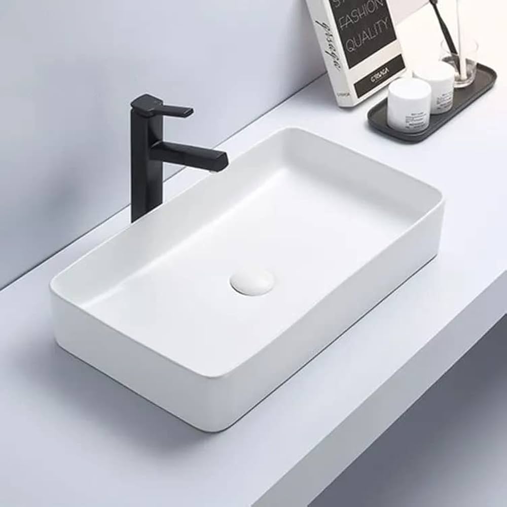 REMANENCE Wash Basin Countertop | Tabletop Ceramic Bathroom Sink ...