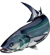 Bluefish Beautiful Fish Decal | Fishing Decal for Boat, Car, Vehicle, Truck Etc. | Waterproof Vin...