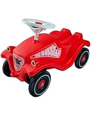 BIG-Bobby-Car Classic - Kinderfahrzeug für Jungen und Mädchen, klassisches Rutschfahrzeug belastbar bis 50 kg, für Kinder ab 1 Jahr, rot