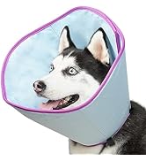 BARKLESS Dog Cone, Dog Cones for Small Medium Large Dogs, Cones for Puppies and Kittens after Sur...