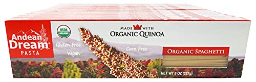 quinoa pasta gluten free - Andean Dream Org Spaghetti Quinoa Pasta Gluten Free ( 12x8 OZ)